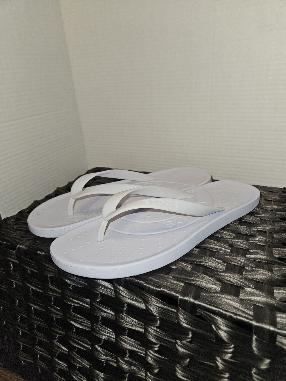 CROCS Icey Blue Flip Flop Sandals
